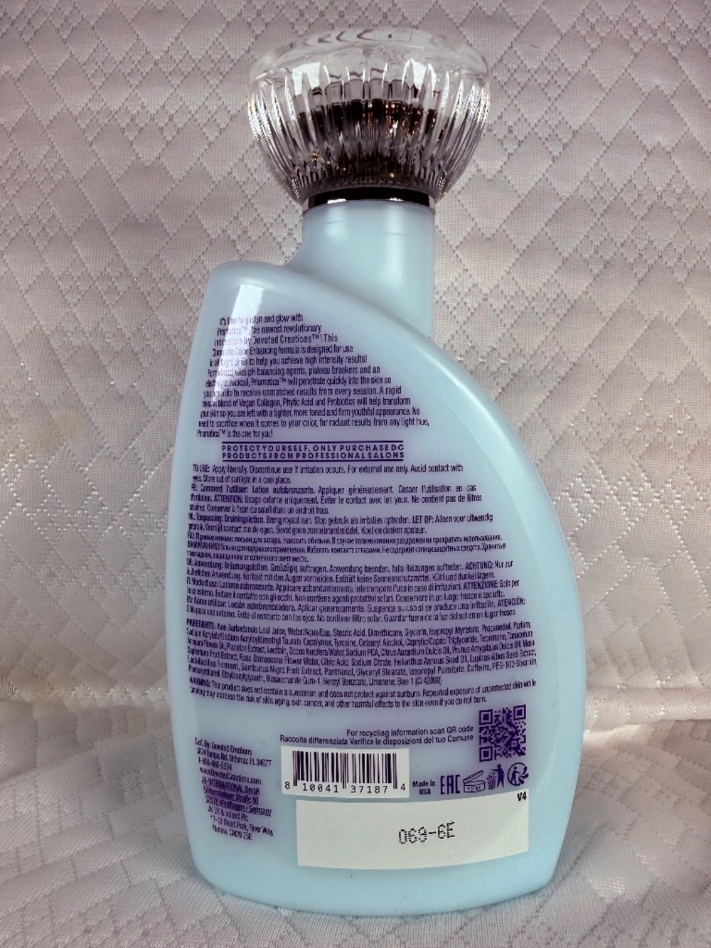 Devoted Creations - PRISMATICA Iridescent Tanning Lotion - New Bottle - Picture 3 of 3